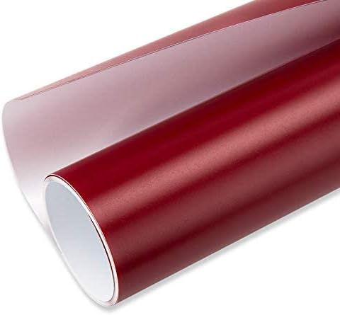 VINYL FROG Wine Red Adhesive Vinyl Roll 12" x10ft Matte Red Permanent Vinyl