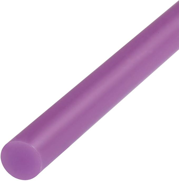 uxcell Mini Hot Glue Sticks for Glue Gun 7mm x 100mm Purple 12pcs