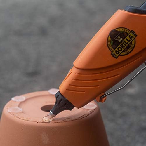 Gorilla Hot Glue Sticks, Full Size, Bonds: Wood, and More