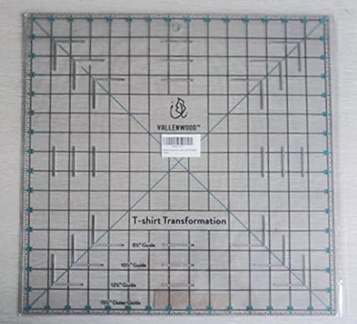 Not Overpriced T-Shirt Alignment Transformation Ruler 14x14inches. Turn Any Old