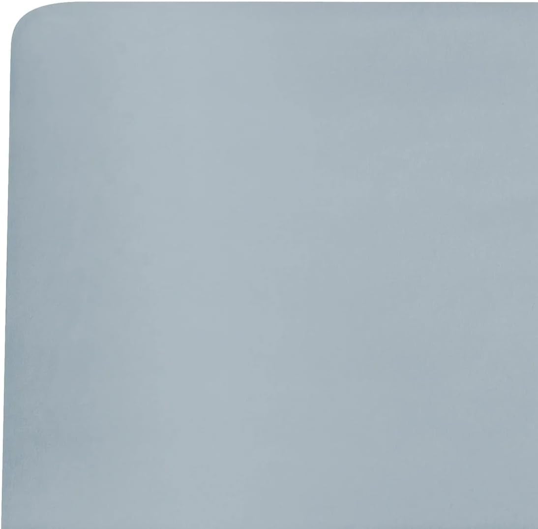 Kyte Baby Soft Crib Sheet - Standard Fitted Crib Sheet Made with Rayon from Bamboo, Ultra-Gentle and Breathable (Fog)