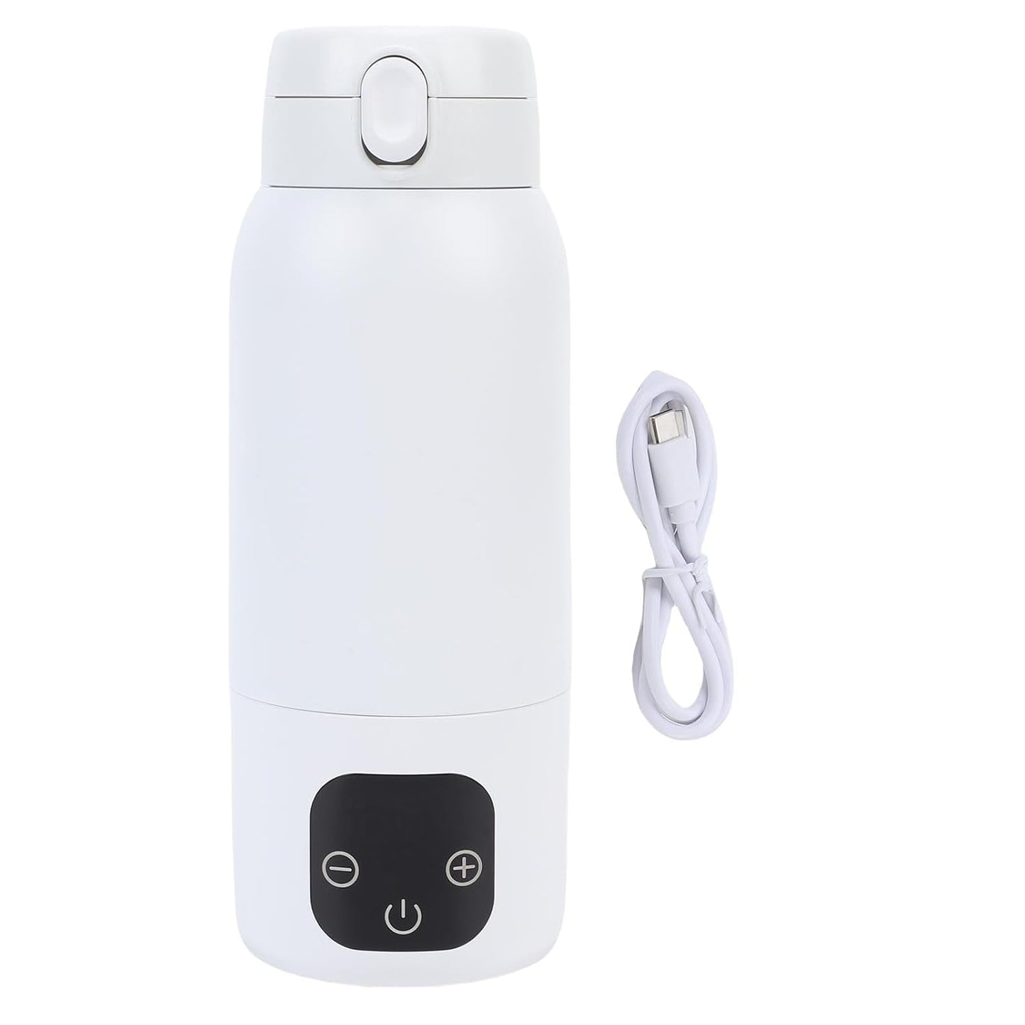 Fockety Baby Milk Warmer, 500ML Large Capacity Portable Bottle Warmer Leakage Travel Baby Milk Heater for Breastmilk and Formula