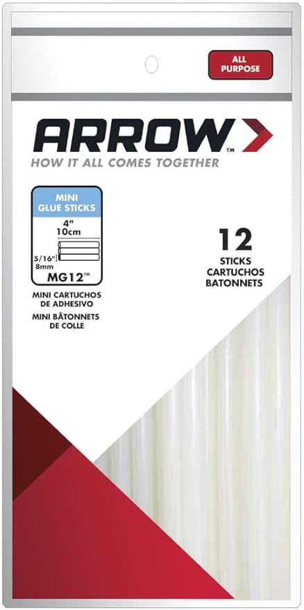 Arrow MG12 All Purpose Mini Glue Sticks