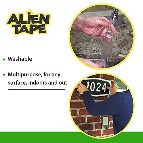 ALIEN TAPE Heavy Duty Double Sided Tape, Nano Tape, Feet Clear Adhesive Tape