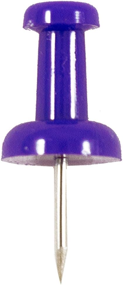 JAM PAPER Colorful Push Pins