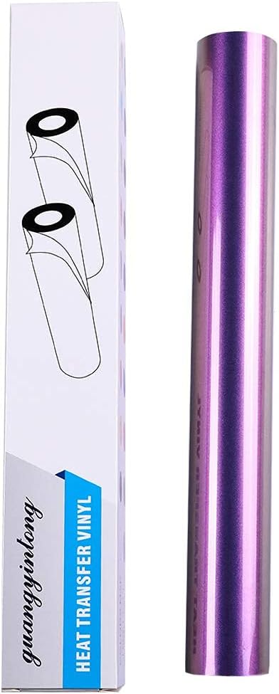 guangyintong Chameleon Heat Transfer Vinyl HTV Rolls, Changing Color HTV Vinyl