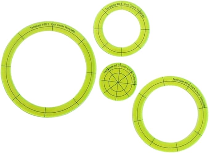 DYNWAVE 10Pcs/Set Regular Plate Template