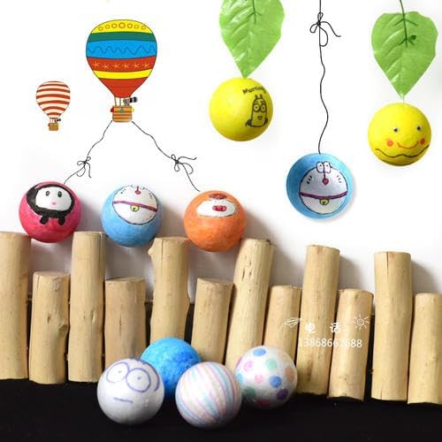 Crafjie 5-Pack 2.36Inch Craft Foam Balls White Smooth Polystyrene Foam Ball |