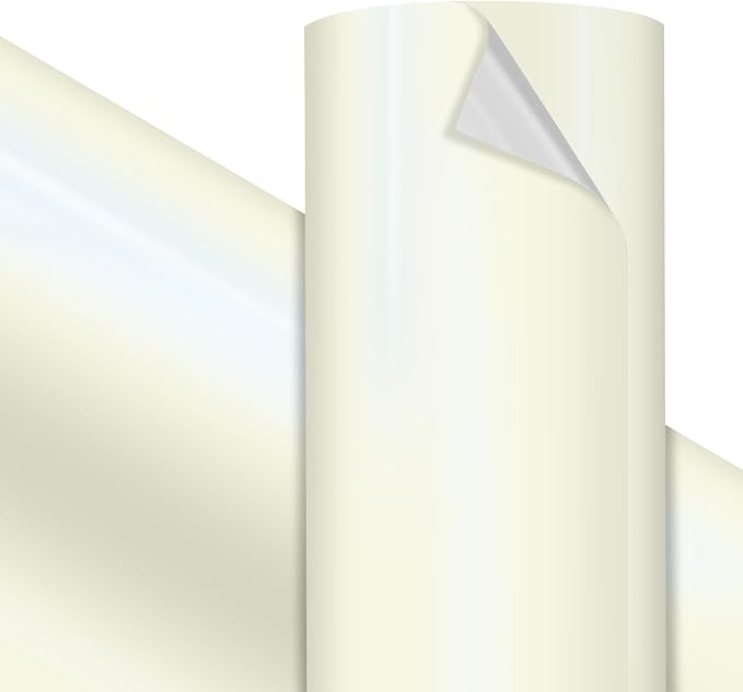 VViViD Premium Satin White Blue Pearl Craft Vinyl Roll 1ft x 5ft – Bubble-Free