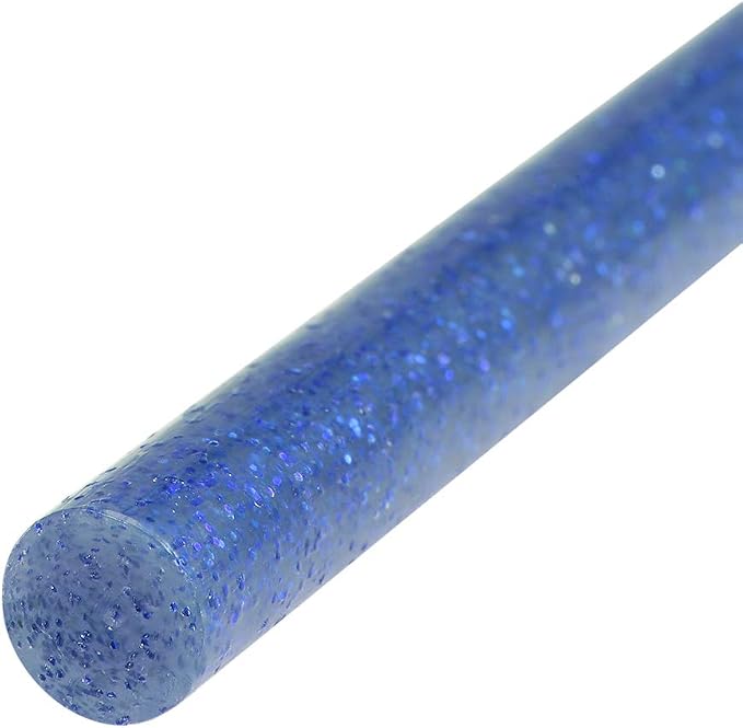 uxcell Mini Hot Glue Sticks for Glue Gun 0.27-inch x 4-inch Dark Blue Glitter