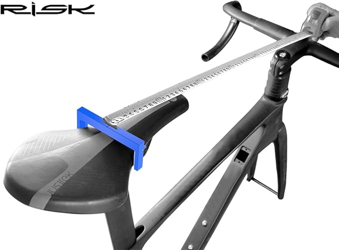 Bicycle Bike Seat Cushion Height Measuring Tool Fitting Measurement Gauge
