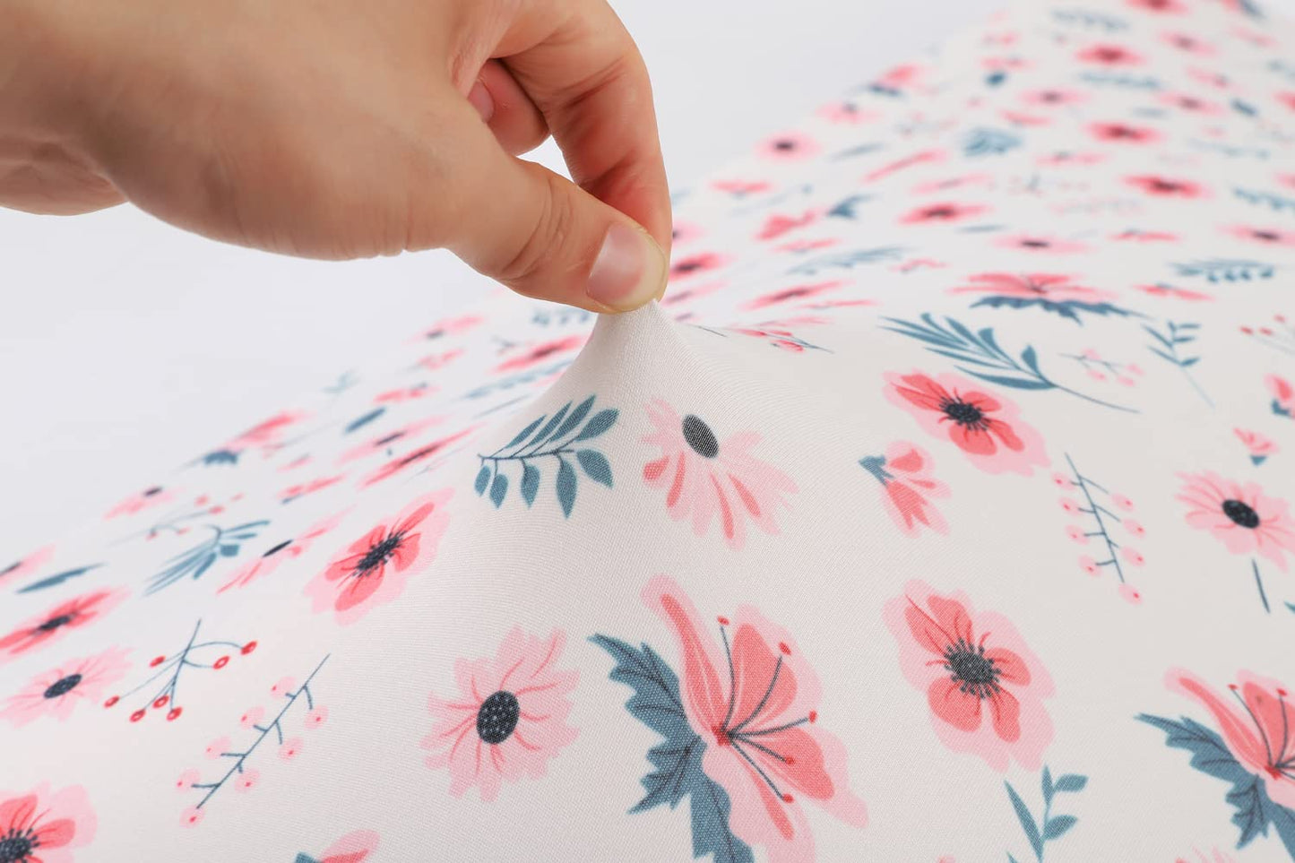 Changing Pad Cover Set 3 Pack Jersey Knit Ultra Soft for Baby Boys Girls Floral/Grey Rabbit/Pink