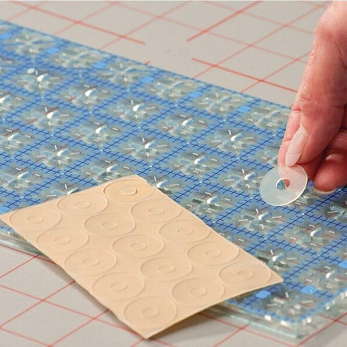 1pcs Meander Ruler Template+1pcs Free Motion Low Shank Quilting Ruler