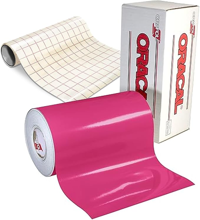 ORACAL 651 Pink Glossy Permanent Vinyl – Durable Outdoor Craft Vinyl
