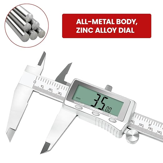 Digital Caliper, Rechargeable Calipers 12 inch