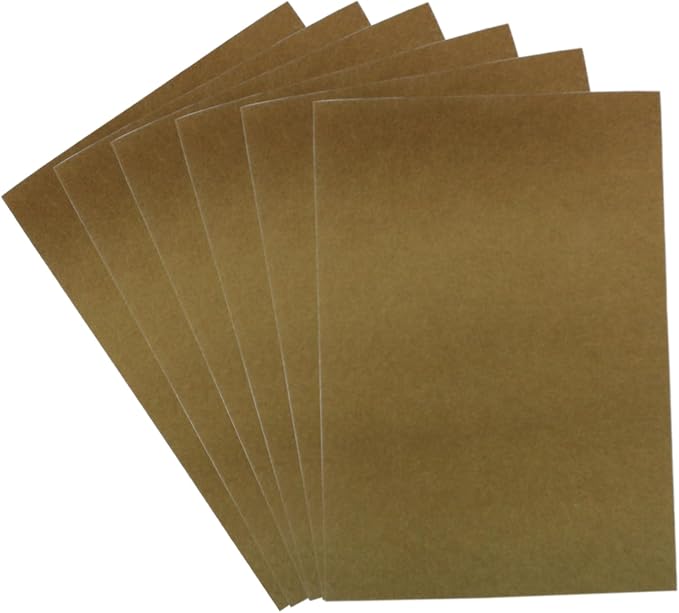 6 Pcs 8 x 12 Inch Brown Felt Sheets, 2mm Thick | Felt Fabric