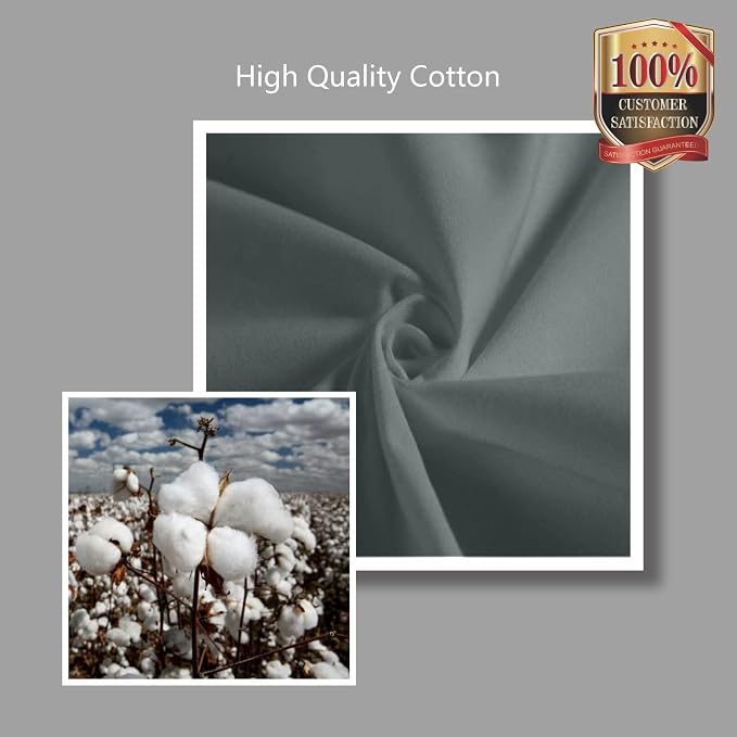 TOPDesign 3-Pack Super Strong Large 12oz Cotton Canvas Tote Bags, Reusable