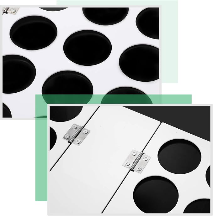 Outus Vinyl Storage Rack Acrylic 15 Holes Vinyl Roll Holder Craft Paper Storage