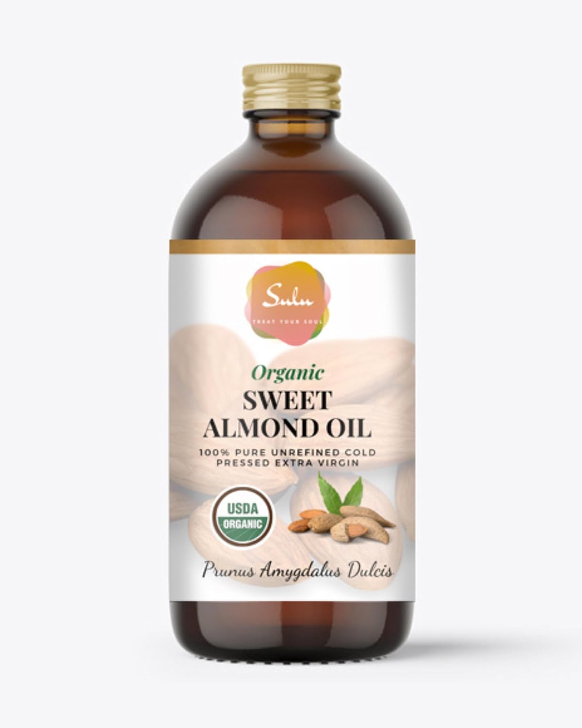 Sweet Almond Oil- USDA Organic old Pressed Unrefined Virgin Sweet Almond Oil(4 oz)