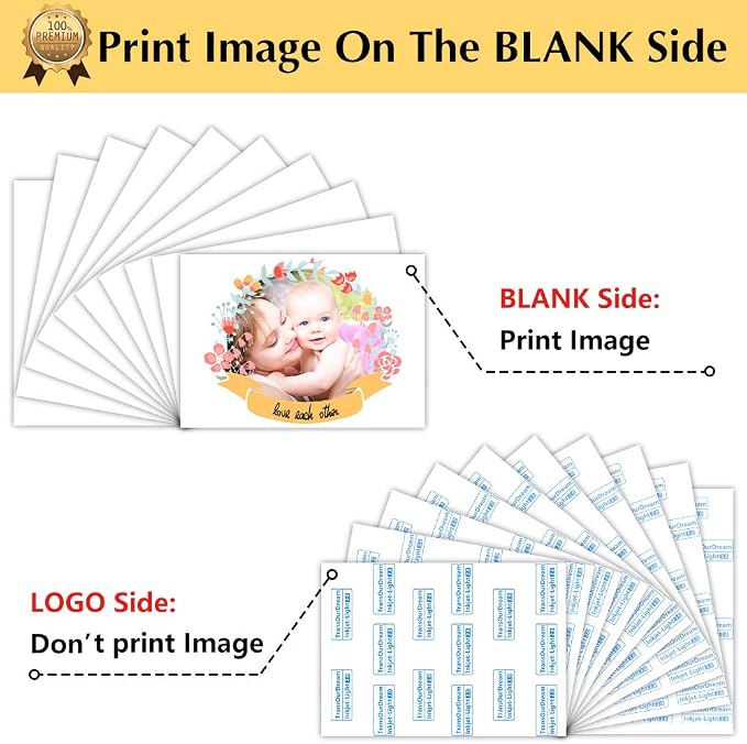 TransOurDream Upgraded Iron on Heat Transfer Paper