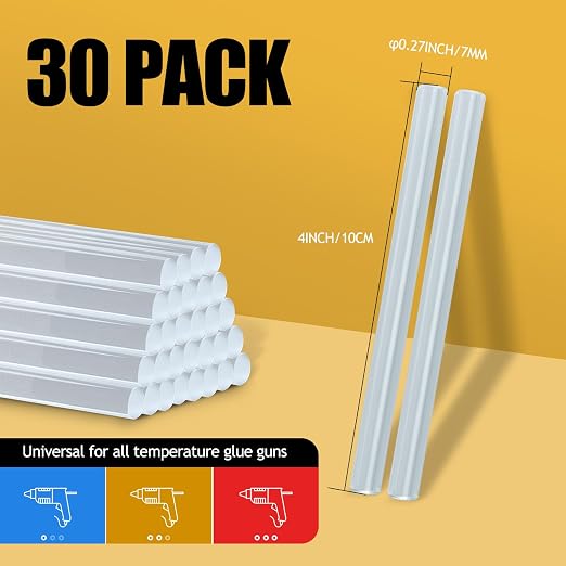 Krightlink 30 Mini Hot Glue Sticks Hot Melt Glue Sticks