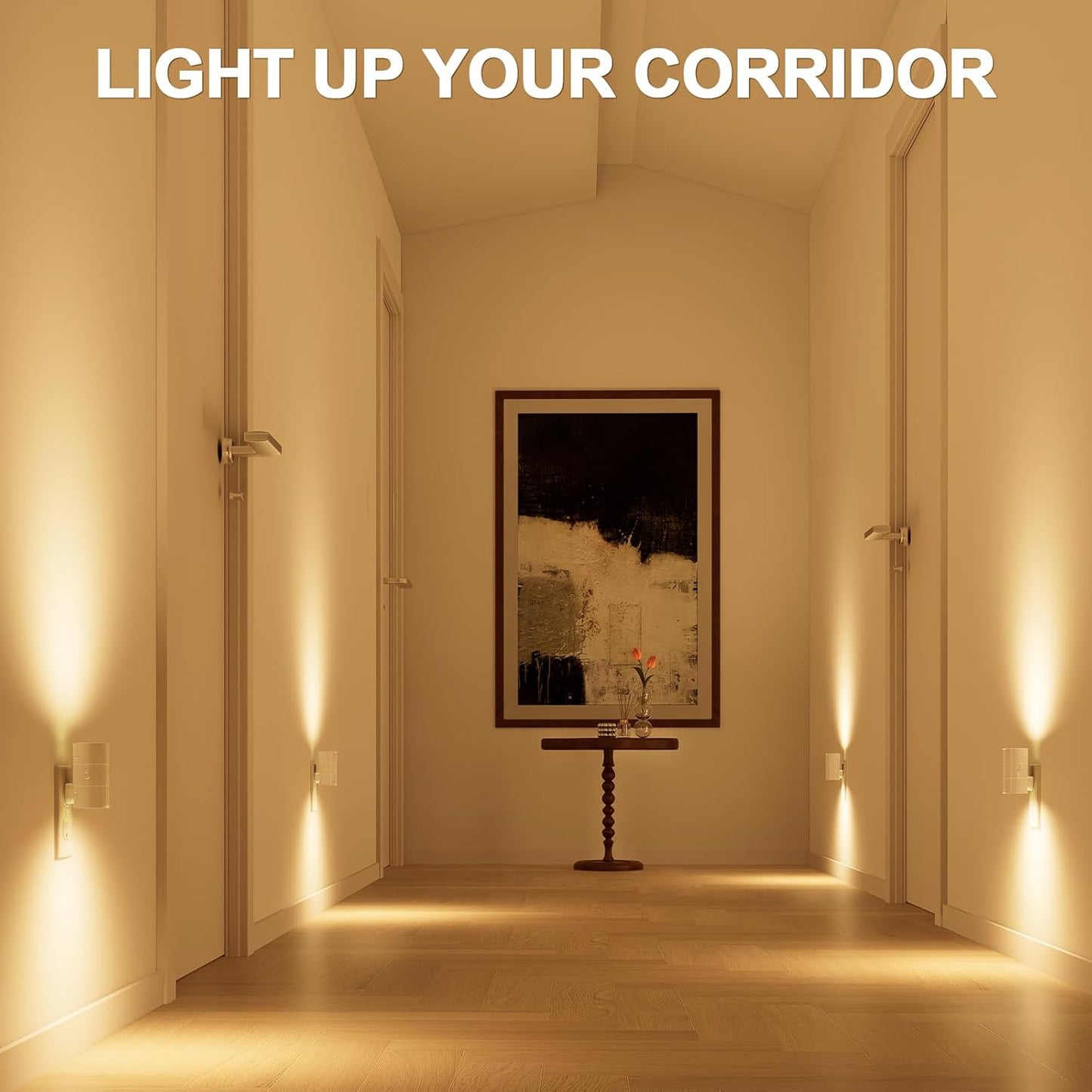 NIORSUN Night Lights Plug into Wall, Dimmable with 3 Color Modes & Auto On/Off Sensor, Ultra-Slim Nightlight for Hallway, Bathroom, Bedroom, Nursery, Kitchen (6 Pack, White)