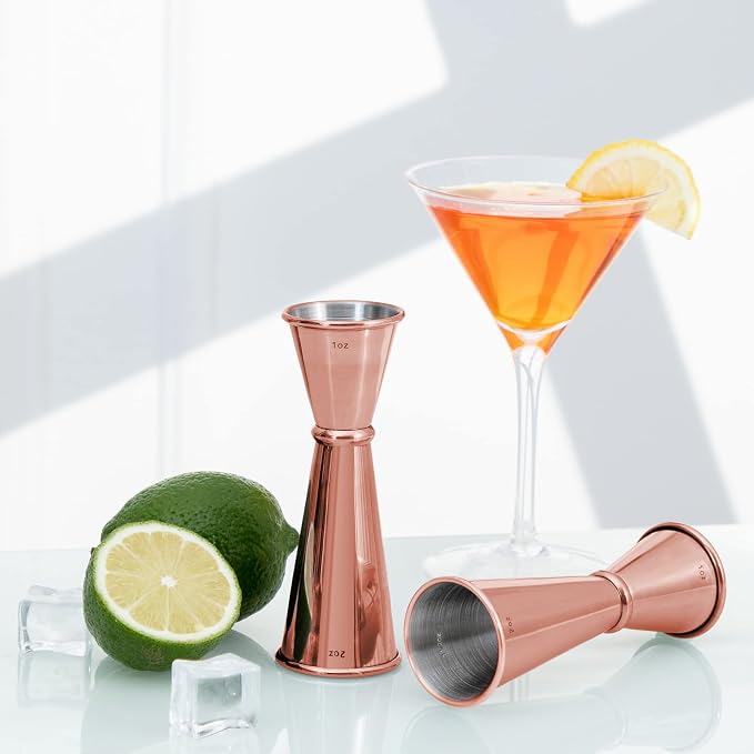 Jigger for Bartending, Briout Double Cocktail Jigger Japanese Premium 304 Food