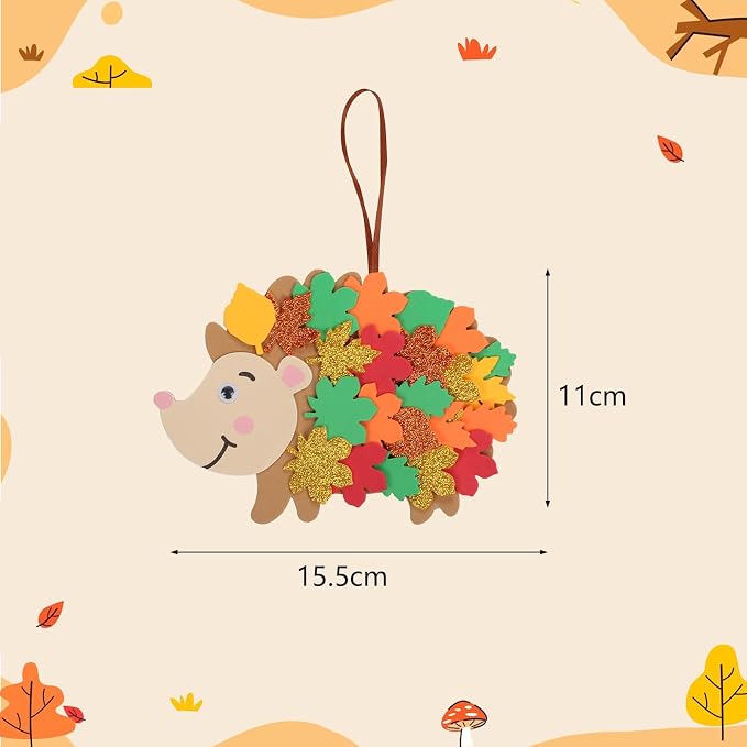 Fennoral 12 Pack Hedgehog Crafts