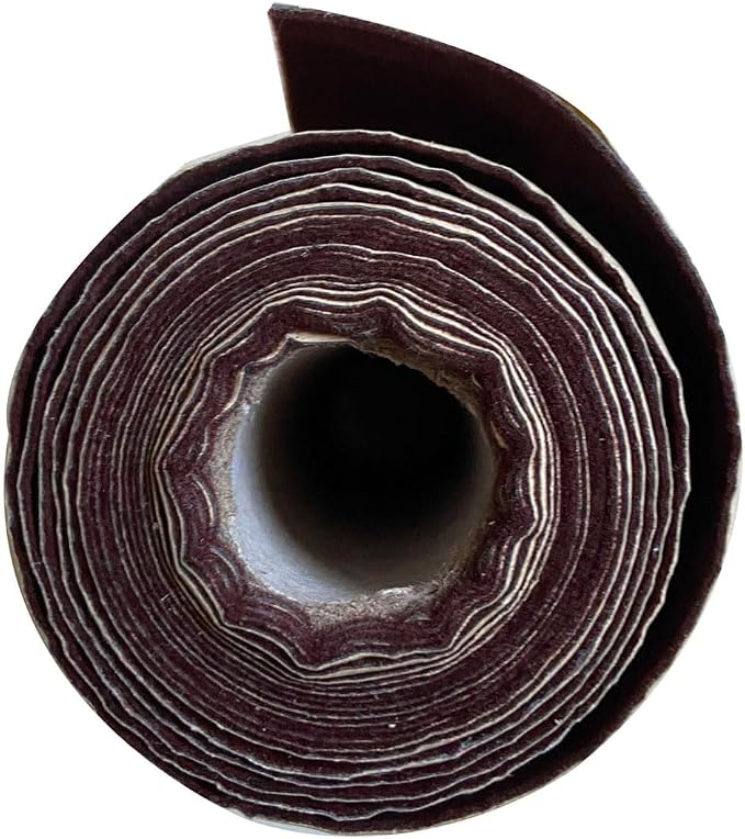 Adhesive Coffee Velvet Felt Fabric Liner, 4.7" x 98", Peel and Stick, Drawer