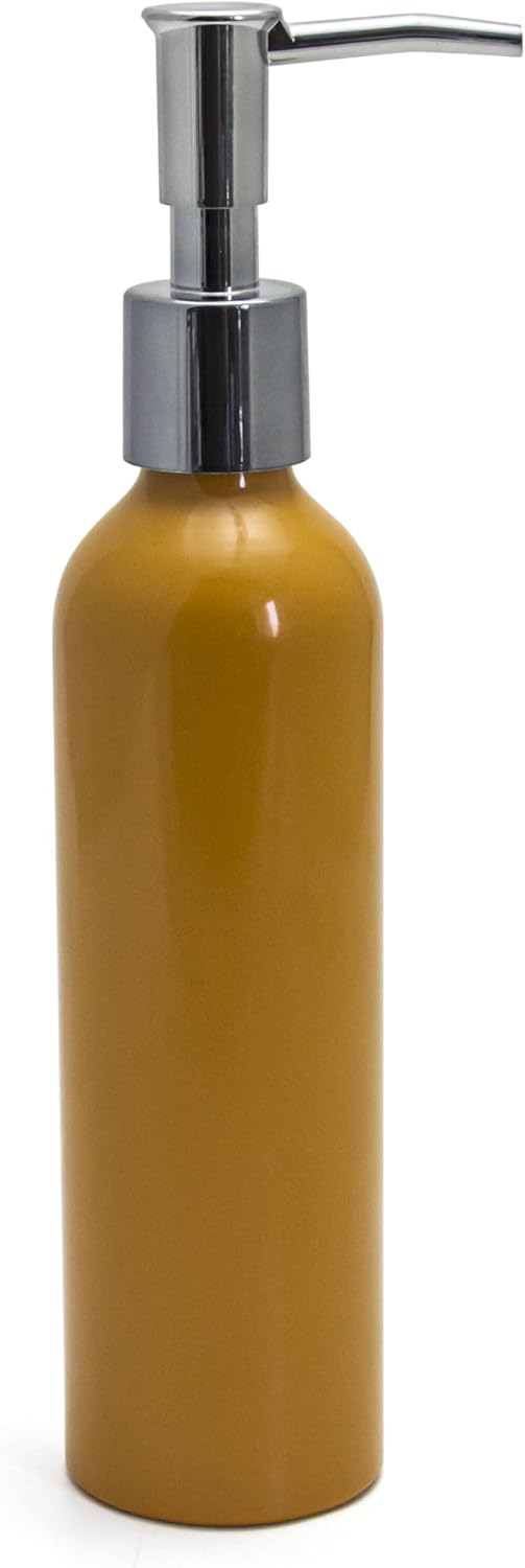 Elitzia Massage Oil Warmer Use Parts Pump Bottle 1 Pack 8.45oz/250ml Aluminium Pump Bottles for Solution Gel Lotion and Cream Use Suitable for ETOH01 ETOH02 ETLB01 ETLB02 ETOH843N ETOH843NB(Orange)