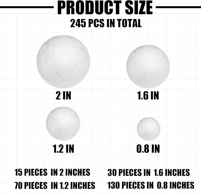 Styrofoam Balls, DIY Craft Giant Foam Ball