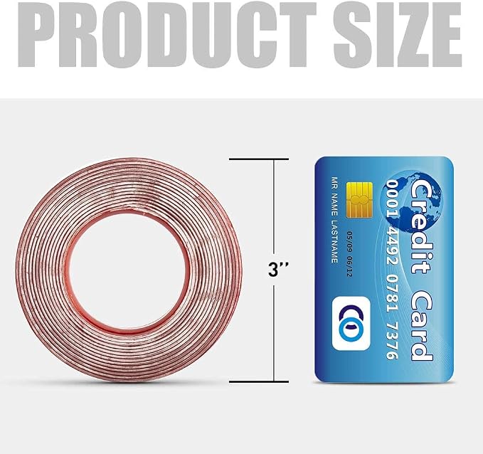 Double Sided Tape Heavy Duty, 1/2" Acrylic Clear Mounting Nano Tape, 10 ft |