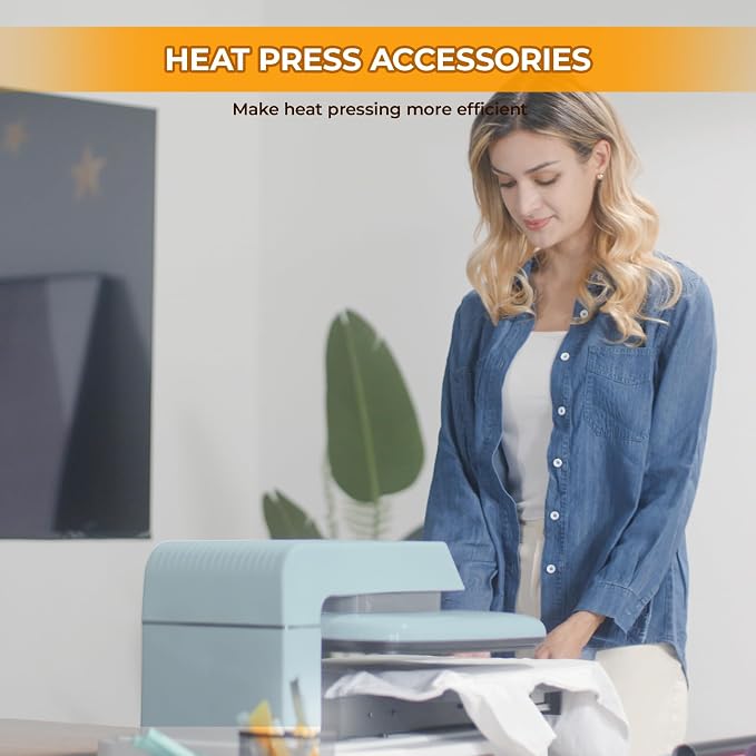 HTVRONT Sublimation Tool Kit, Heat Press Accessories Bundle Kit | Include