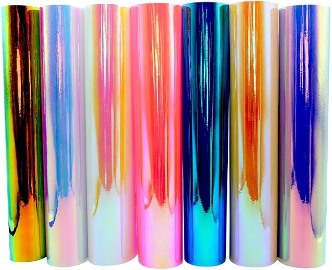 TECKWRAP Holographic Opal Craft Vinyl 12" x 12" 7 Sheets/Pack