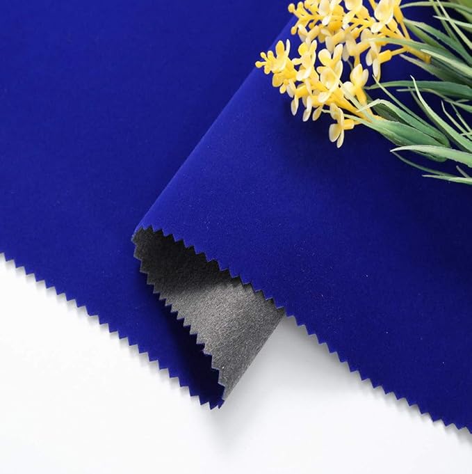 Self Adhesive Blue Velvet Flocking Liner