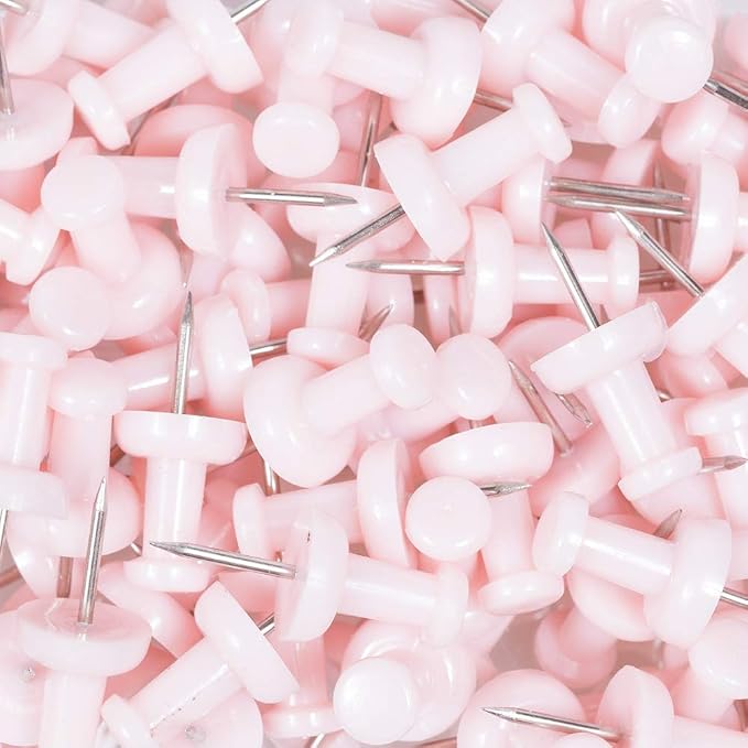 JAM PAPER Colorful Push Pins