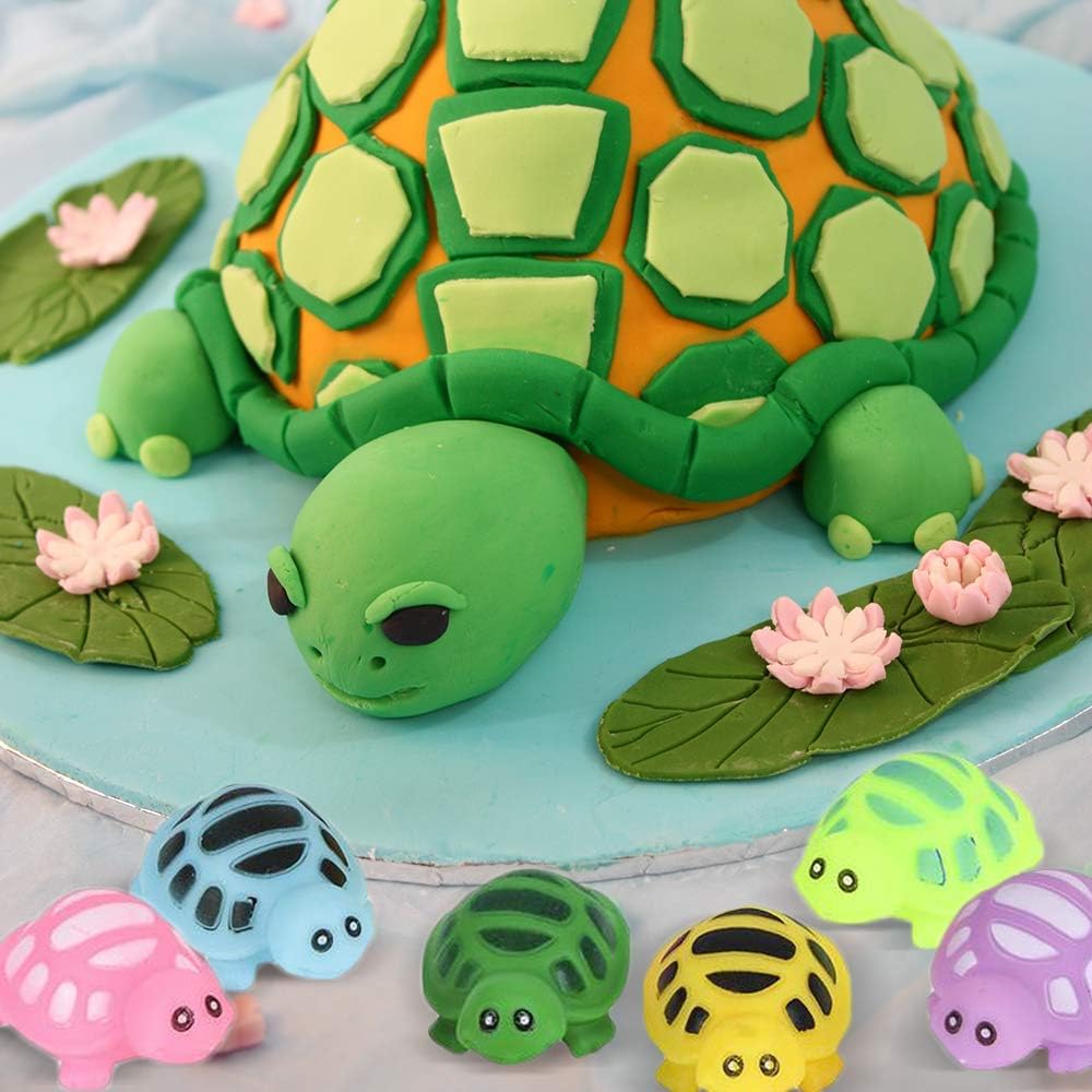 ArtCreativity Rubber Water Squirting Turtles, Pack of 12, Bathtub and Pool Toys for Kids, Safe and Durable Water Squirters, Birthday Party Favors, Goodie Bag Fillers