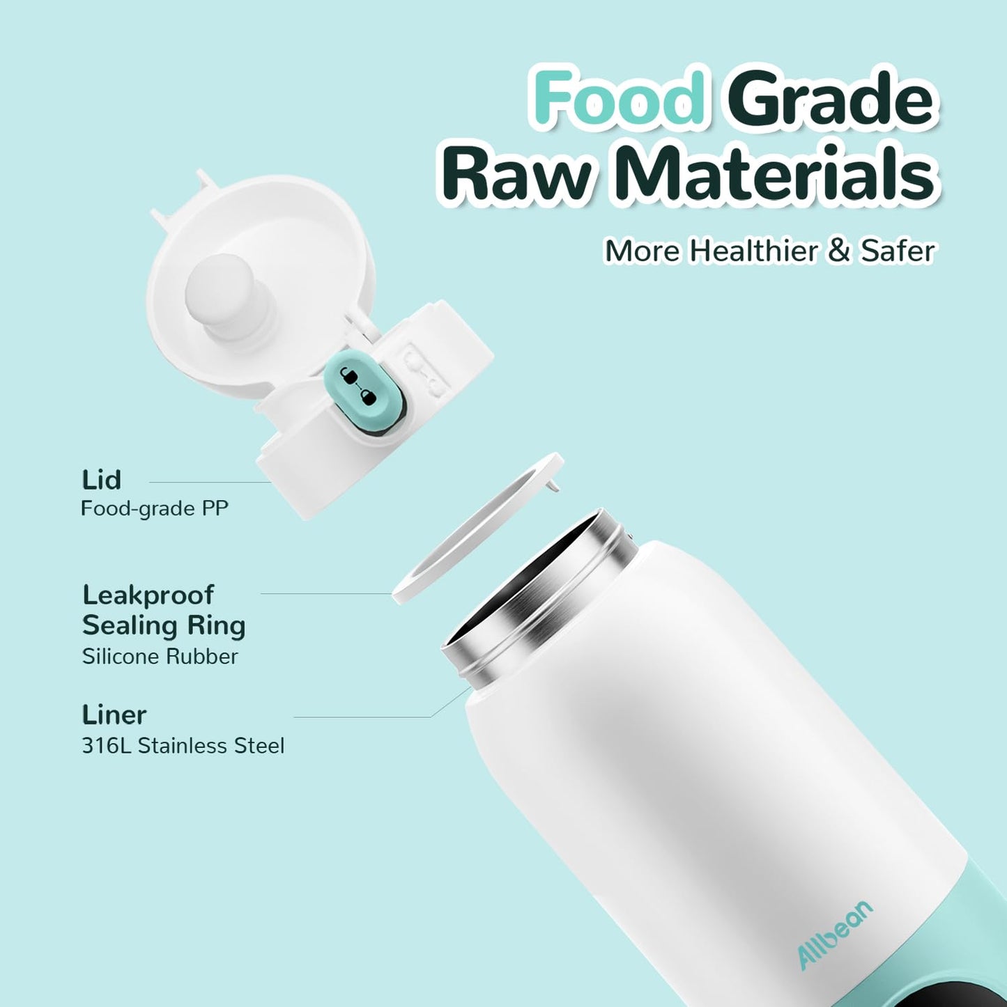 Portable Bottle Warmer for Travel – 2025 Upgrade Dual Heating Modes for Breast Milk & Water, Milk Warmer for Baby with Fast Heating,17oz Large Capacity Suitable for Outdoor, Airplane, and Car