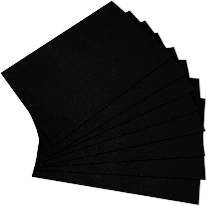 Luomorgo 8 Pcs 8 x 12 Inch Stiff Felt, 2mm Thick,