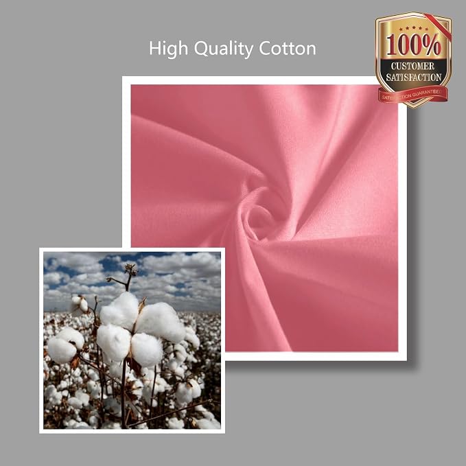 TOPDesign 3-Pack Super Strong Large 12oz Cotton Canvas Tote Bags, Reusable