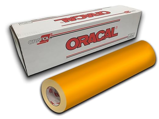 ORACAL 651 Golden Yellow Gloss Permanent Vinyl – Weather-Resistant Roll