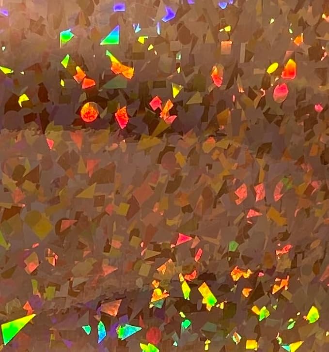 Holographic Crystal Sign Vinyl, HOLOCRYSTAL self-Adhesive Plastic