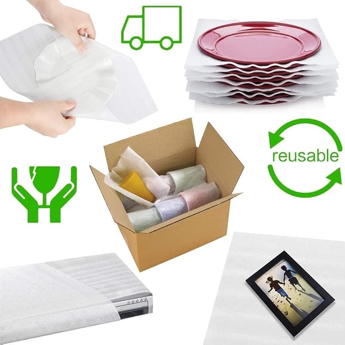 25 Pack Foam Sheets 12 x 16 Inches, Moving Supplies