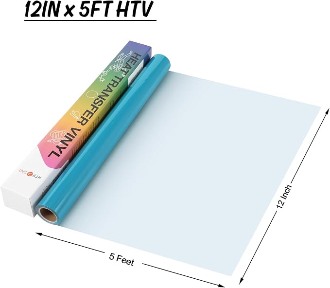 HTVRONT HTV Vinyl Rolls Heat Transfer Vinyl