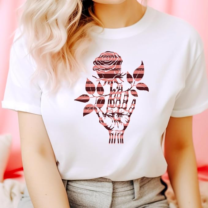 HTVSTD Rose Romantic Heat Transfer Vinyl 10Sheet 12×10in Iron on Vinyl | Rose