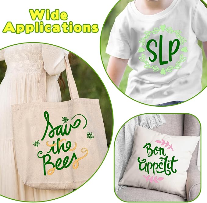 Tintnut Verdant Green Heat Transfer Vinyl, easy cut & weed, stretch washable