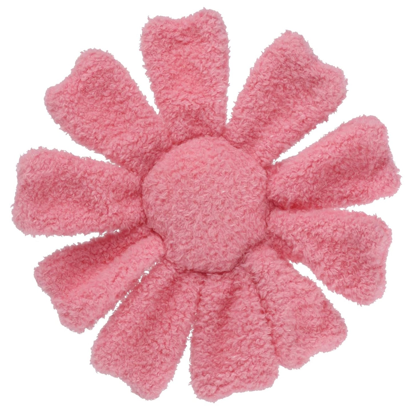 Apricot Lamb Baby Lovey Sunflower Soft Rattle Toy, Plush Stuffed Flowers for Newborn Soft Hand Grip Shaker Over 0 Months (Pink Sunflower, 8.5 Inches)