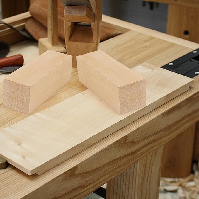 12 PCS 6x2x2 Inch Basswood Carving Blocks, Basswood Square Wood Blocks