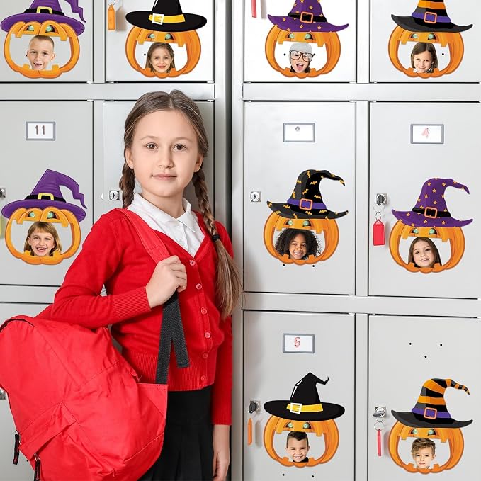gisgfim 80Pcs Halloween Cutouts Witch Party Decorations Bulletin Board Pumpkins