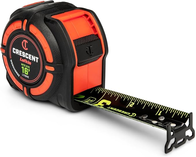 Crescent Lufkin 16 Ft. WORKHORSE NITE Eye Tape Measure | L1116NE